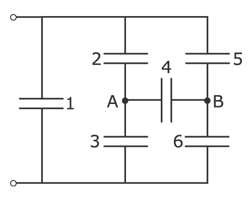 Параллельное соединение конденсаторов формула